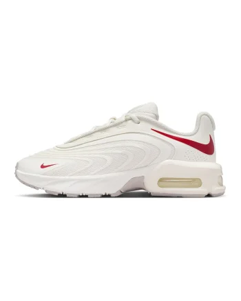 Pantofi sport Air Max Fire din piele ecologica si plasa, Rosu/Alb murdar