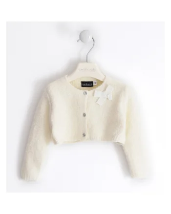 Cardigan pufos pentru fetite ,  0.5243, Alb