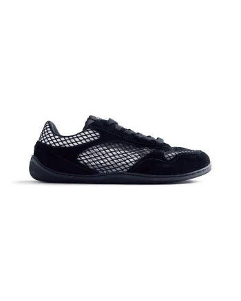 Pantofi sport cu piele intoarsa Ilesha, Negru