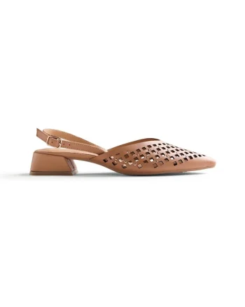 Pantofi slingback de piele Lagos, Maro
