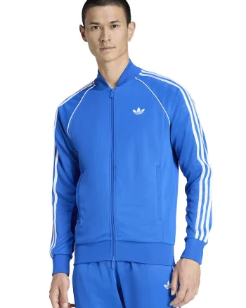 Bluza de trening cu fermoar si logo, Albastru deschis