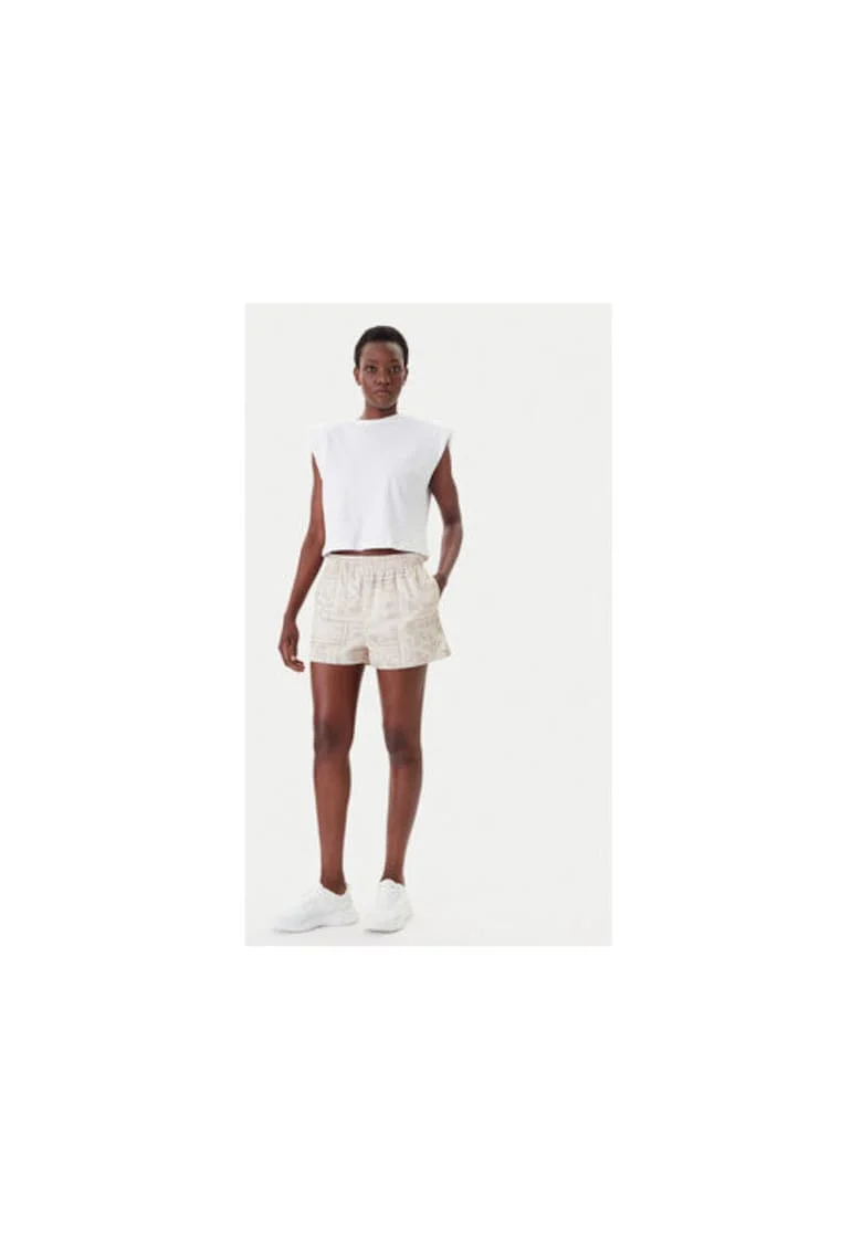 Pantaloni scurti sport dama  PD00005437, Poliester, Bej, Bej