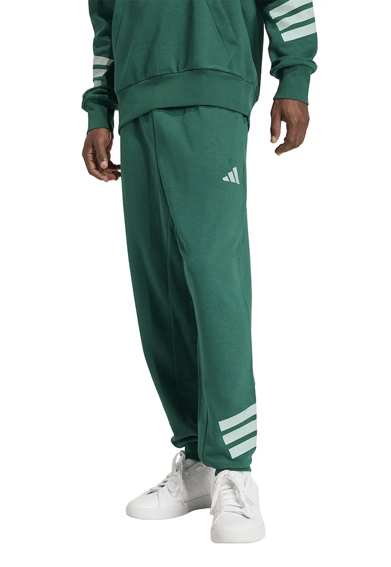 Pantaloni de trening regular fit cu talie ajustabila, Verde aquamarin