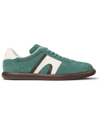 Pantofi sport Pelotas Soller de piele nabuc, Verde