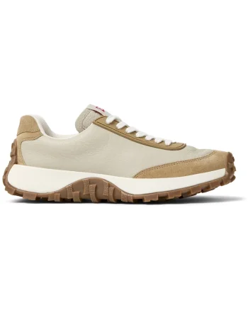 Pantofi sport Drift Trail cu insertii din piele intoarsa, Bej