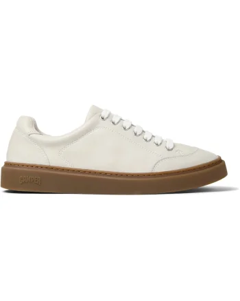 Pantofi sport Twentyfive Runner de piele, Alb