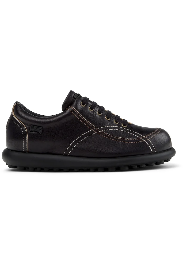 Pantofi casual de piele cu insertii detasabile Pelotas Ariel Hella Twins, Negru