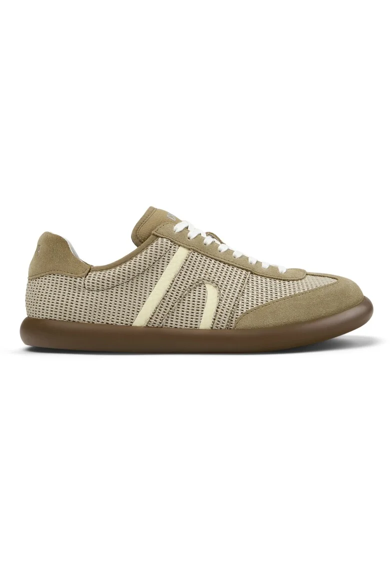 Pantofi sport Pelotas Soller 241641 cu garnituri din piele intoarsa, Maro