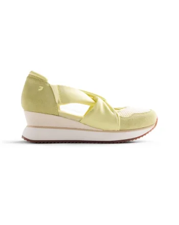 Pantofi sport de piele intoarsa cu decupaje Tuhelj, Galben