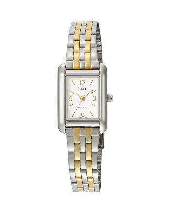 Ceas dama,  Classic Q25C-003Y, mecanism quartz, carcasa metal, culoare argintie