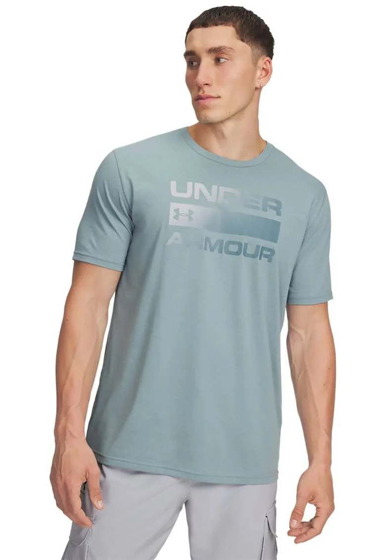 Tricou Team Issue Wordmark, Gri deschis/Albastru prafuit