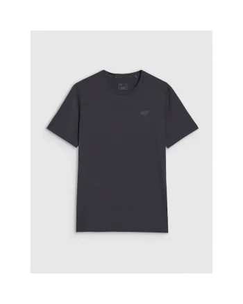 Tricou sport  uscare rapida, negru, material sintetic