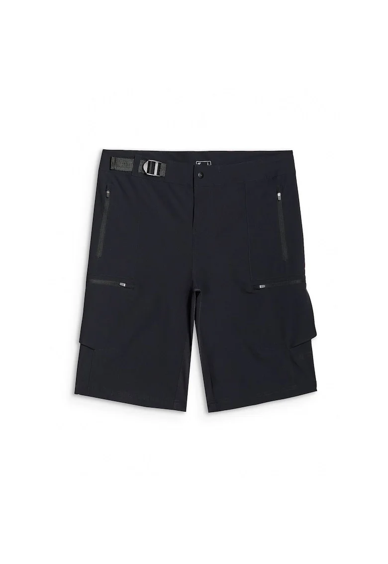 Pantaloni sport barbati,  ciclism, negru, material respirabil