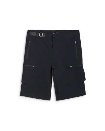 Pantaloni sport barbati,  ciclism, negru, material respirabil
