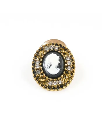 Brosa martisor vintage Dama cu Camelii