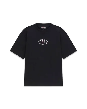 Tricou cu imprimeu logo, Negru