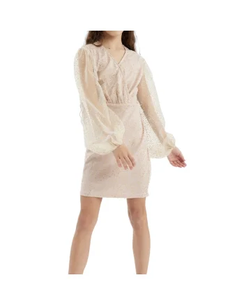 Rochie de fetite,  Ivette, Tul, Roz, Roz