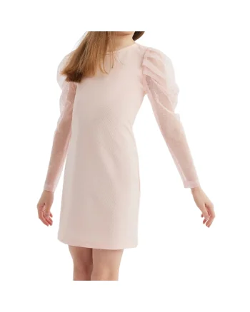 Rochie Fetițe Elena - Eleganță și Confort pentru Evenimente Speciale, Roz
