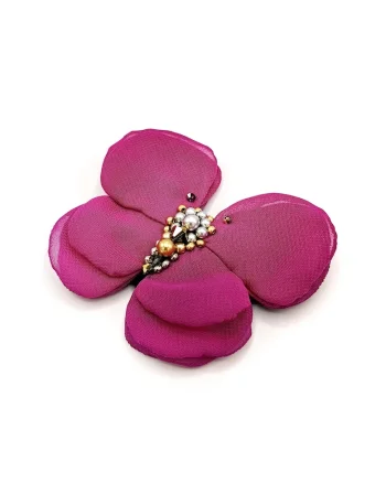 Brosa fluture din voal, Magenta