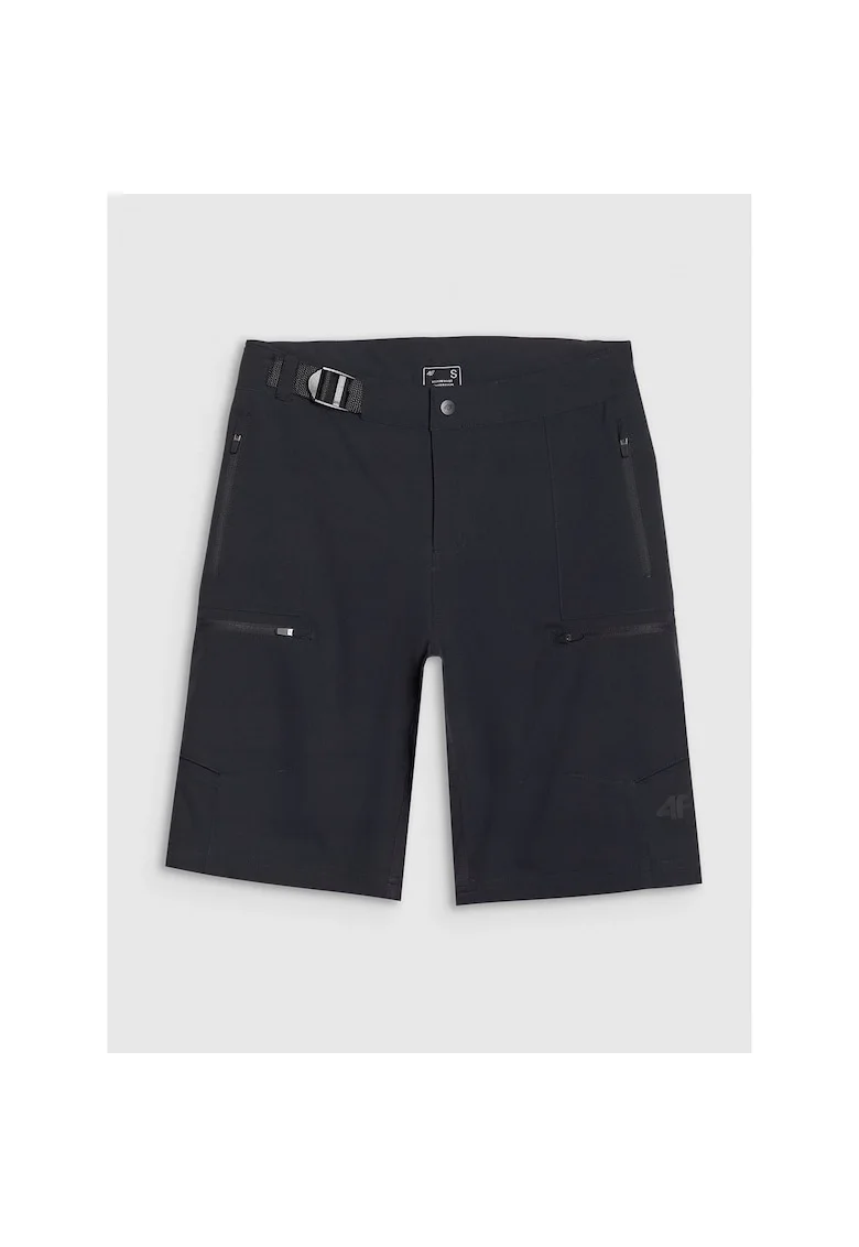 Pantaloni scurti femei  uscare rapida, negru, primavara-vara 2025