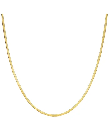 Colier placat cu aur de 14K, Auriu