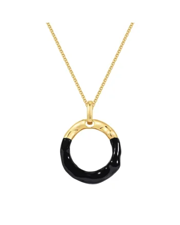 Colier placat cu aur de 14K, Auriu