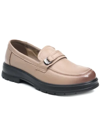 Pantofi dama N701-apricot, Bej