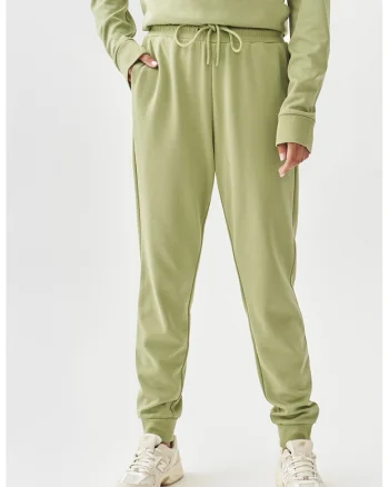 Pantaloni regular fit, Verde deschis
