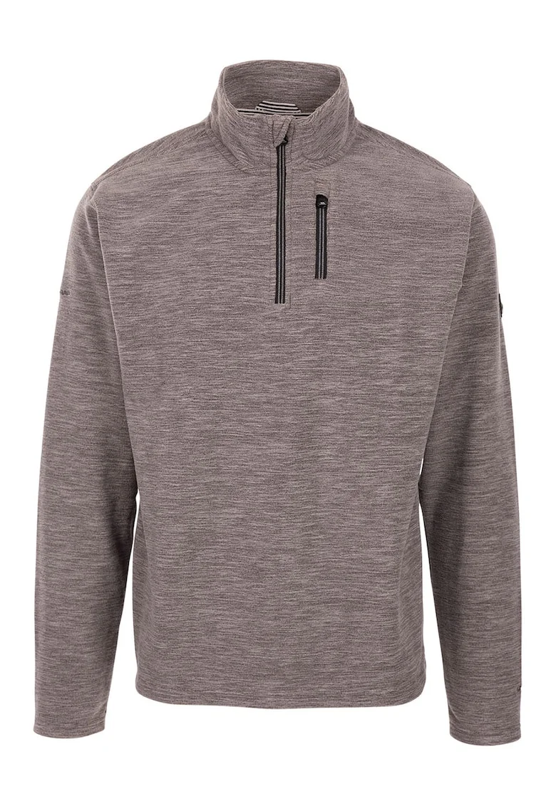 Bluza de trening cu fenta cu fermoar Farnworth, Gri carbune