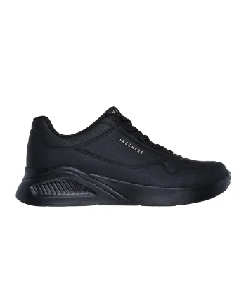 Pantofi sport de piele ecologica Uno Lite, Negru