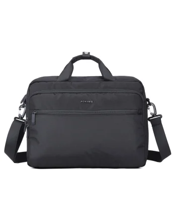 Geanta unisex cu bareta ajustabila pentru laptop, Negru