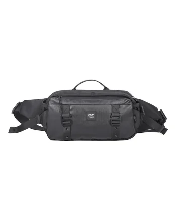 Borseta unisex cu buzunare multiple, Negru