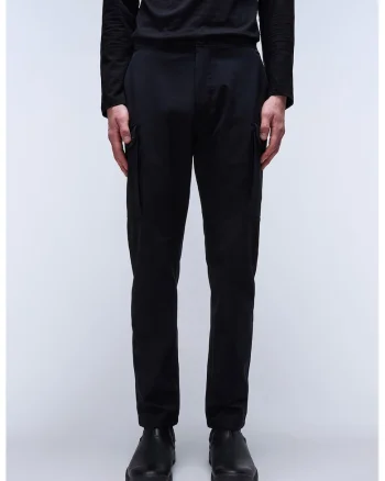 Pantaloni cargo cu finisaj rezistent la apa Broc, Negru