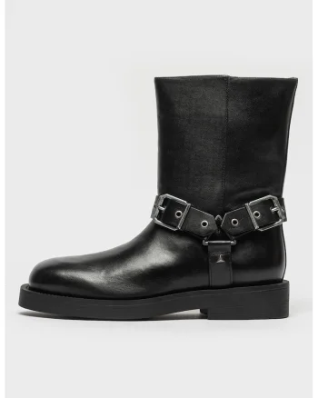 Ghete din piele Keira, Negru stins