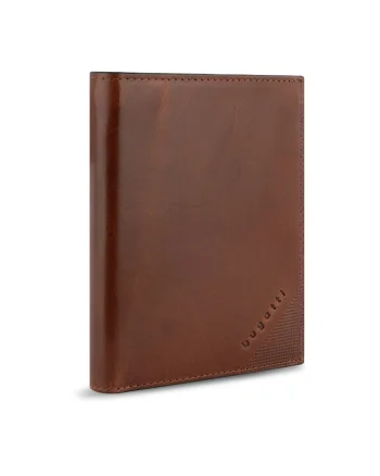 Portofel vertical barbati,  seria Nobile, 491255, Maro cognac