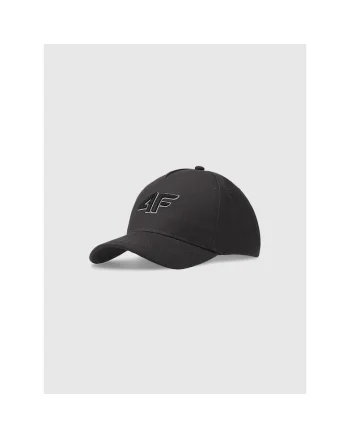 Sapca copii  model strapback, gri, dimensiune universala, Bumbac