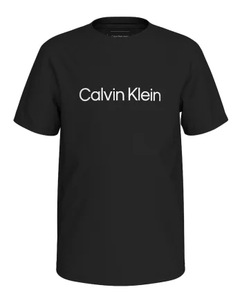 Tricou cu imprimeu logo, Negru/Alb optic
