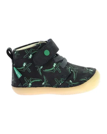 Ghete cu velcro, Verde padure/Maro nisip/Verde aquamarin