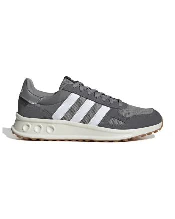 Pantofi sport Run 84 cu insertii de piele intoarsa, Gri