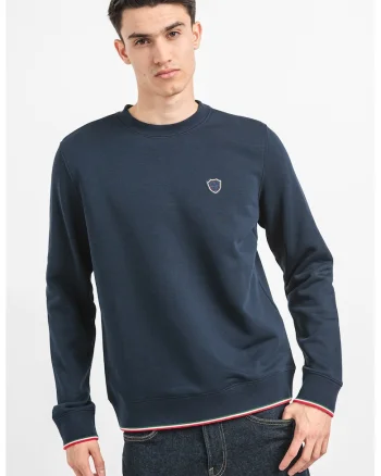 Bluza de trening din amestec de bumbac, Rosu/Verde aquamarin/Bleumarin