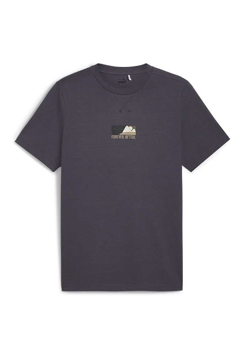 Tricou din bumbac cu logo Better Sportswear, Gri antracit