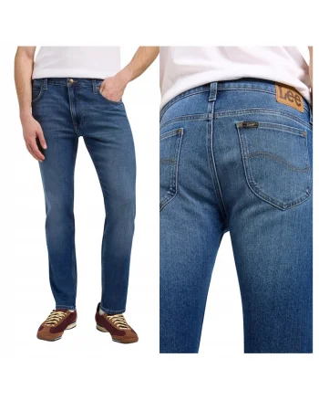 Spodnie Męskie Jeansowe  Rider Carson Klasyczne Denim