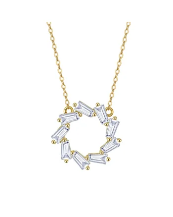 Colier din Argint 925, Minimalist cu Zircon,  6104B