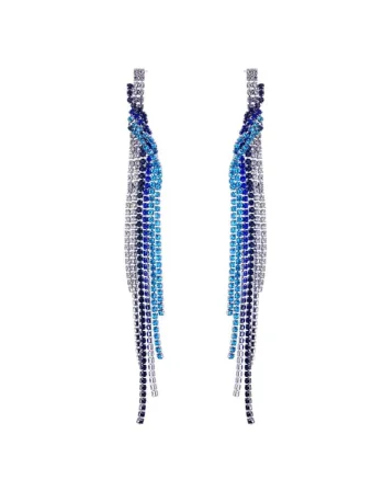 Cercei Eleganti 5813,  Multicolor, lungime 13 cm