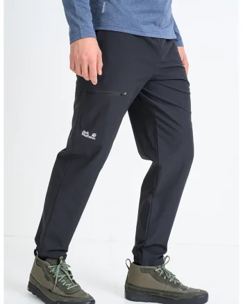 Pantaloni cu finisaj rezistent la apa pentru ski Prelight Trail, Negru