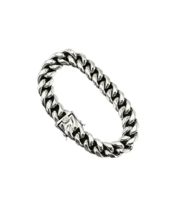 Bratara 4094B inox,  Argintiu, latime 10 mm