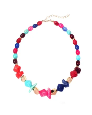 Colier Elegant 5676,  Multicolor, 56 cm