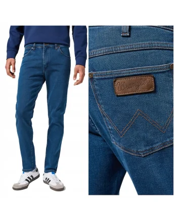 Blugi Slim Fit Talie Medie, Albastru