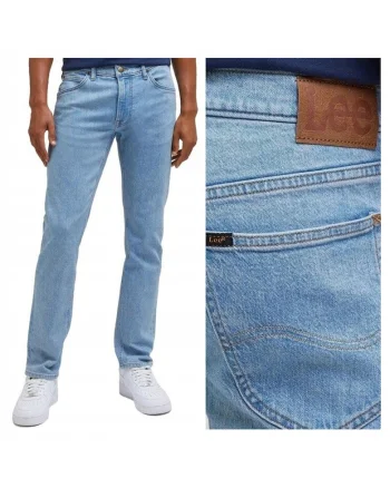 Blugi Barbati,  Daren Zip Fly, Fit, Talie Medie, Fermoar, Lungi, 5 Buzunare, Bumqwqbac, Albastru, Albastru