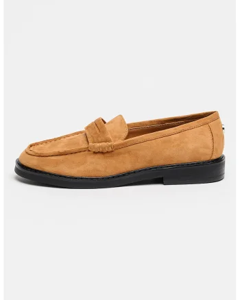 Pantofi loafer de piele Adison, Maro scortisoara